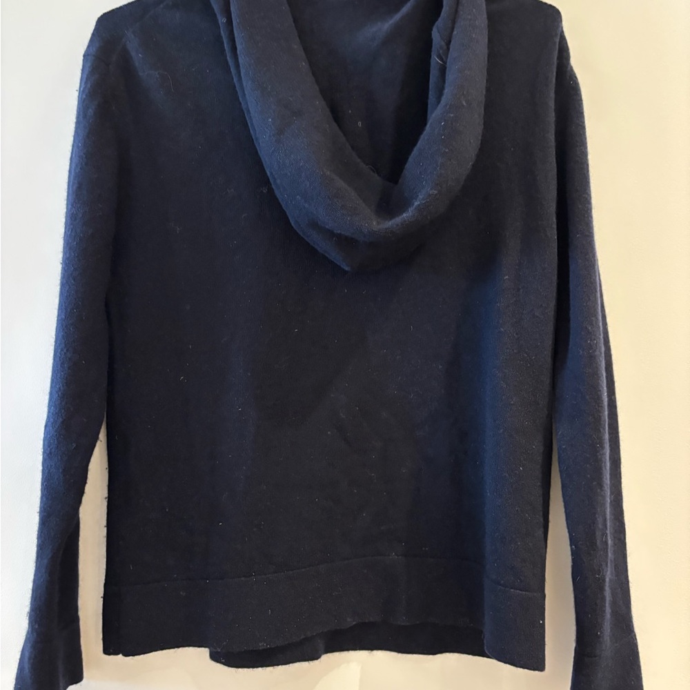 Vince Women’s Dark Navy Hooded Sweater